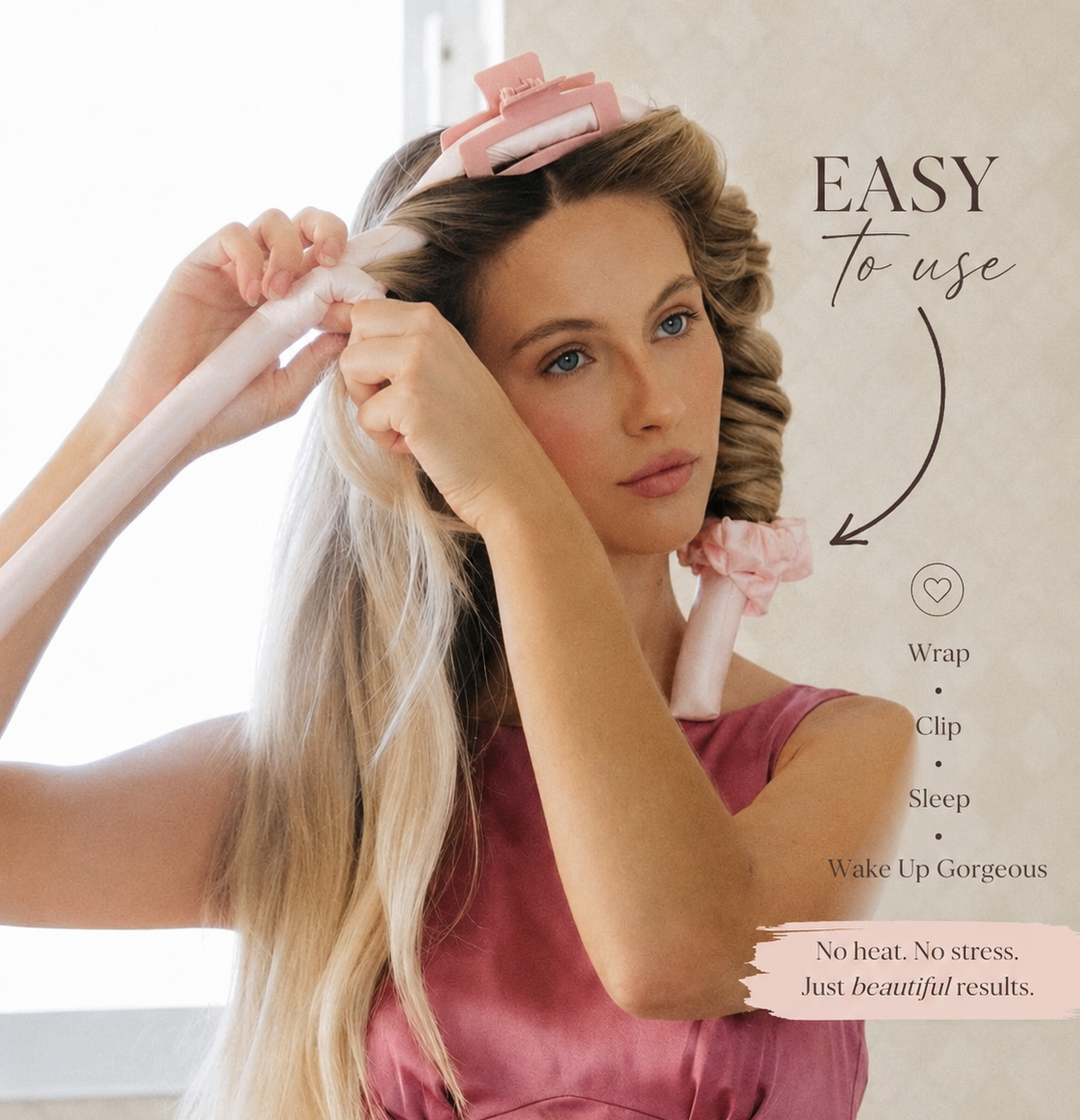 SilkWave Heatless Curler