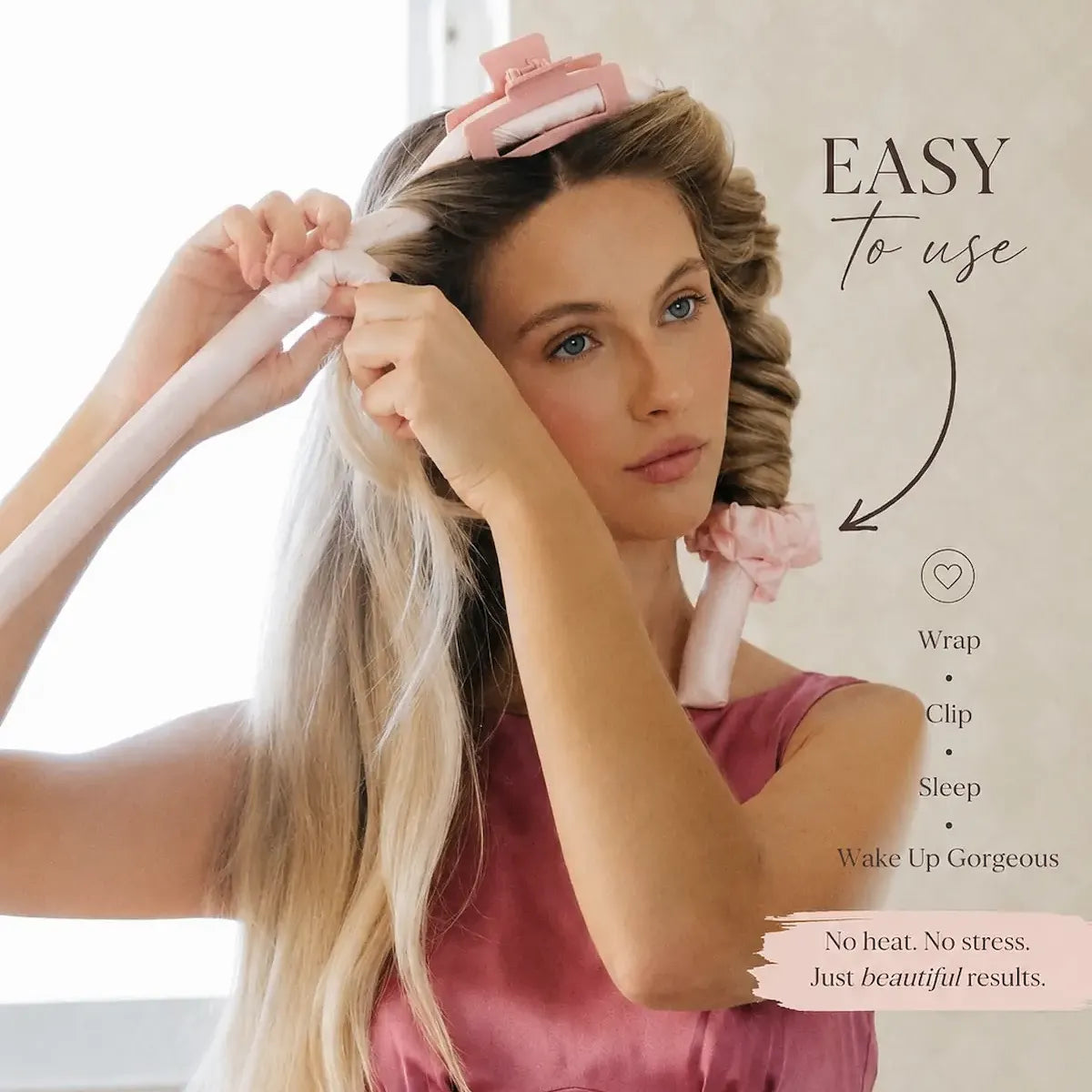 SilkWave Heatless Curler